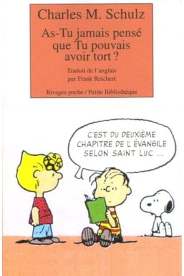 Astu Jamais Pense Que Tu Pouvais Avoir Tort