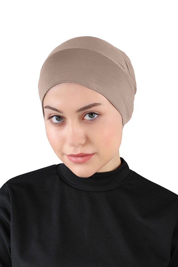غطاء رأس مقاس XL مريح - مقاس واسع، ملابس مسطحة، St 354 Dark Mink