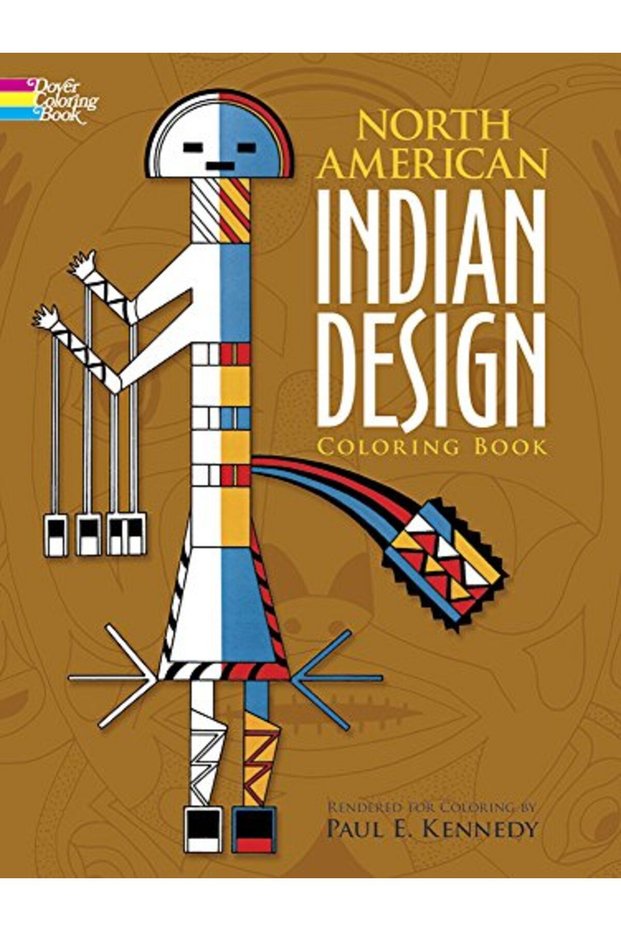 North American Indian Design Coloring Book