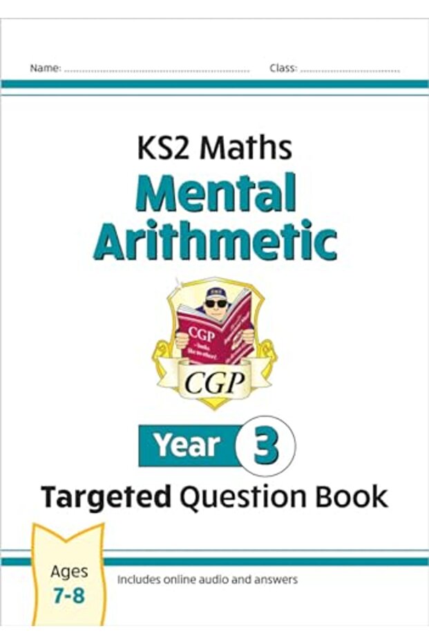 New Ks2 Maths Year 3 Mental Arithmetic Targeted Question Book Incl Online Answers & Audio Tests