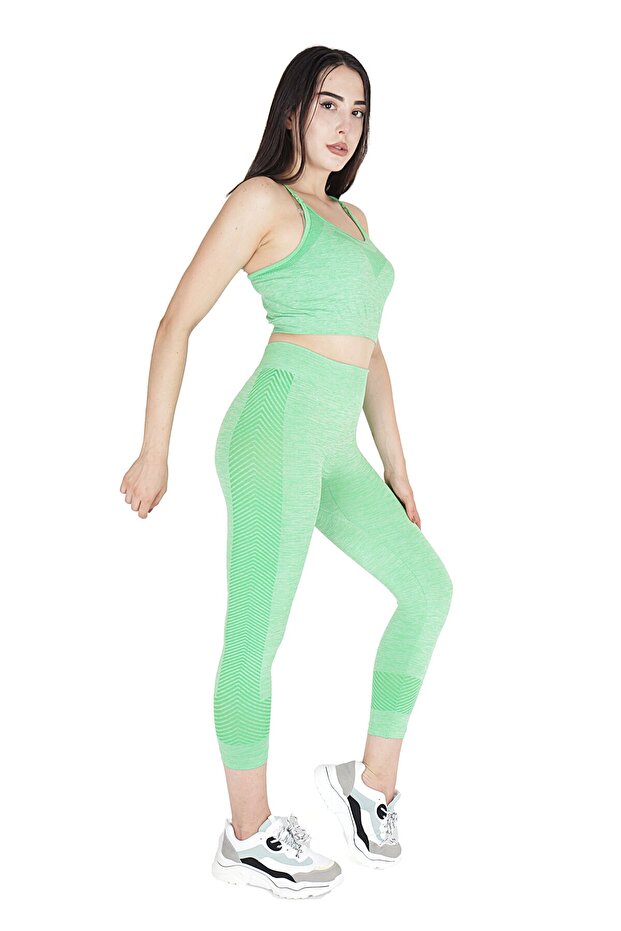 Women's Recovery Thin Strap Bra Lower Upper Fitness Set