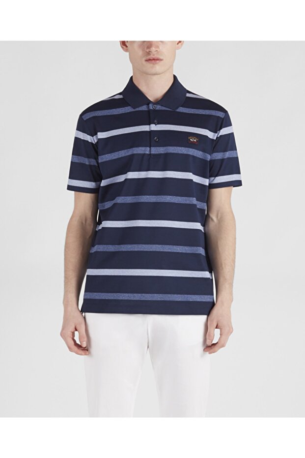 Men's Knitted Polo Shirt C.wCotton
