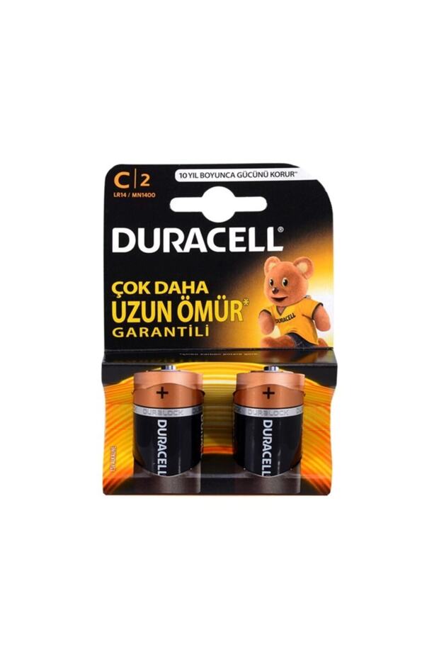 C Size Alkalin Orta Boy Pil 2'li - 1