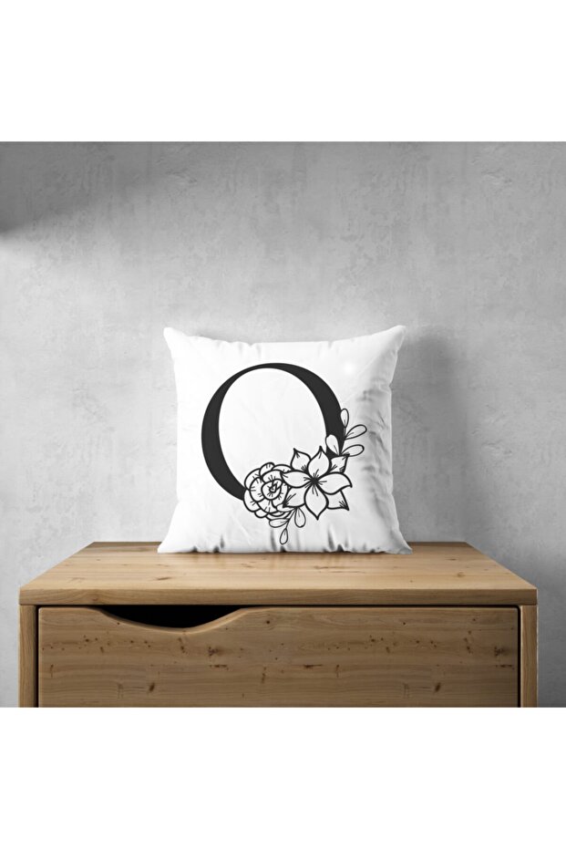 كيس وسادة رمي الحروف - حرف O - 43x43 سم