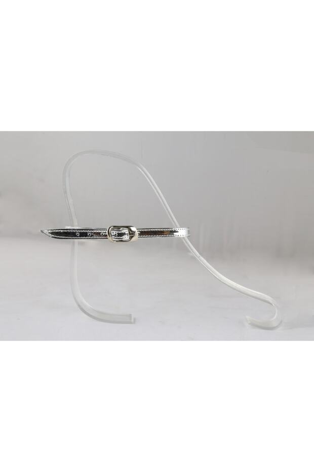 Silver Mirror Shoe Belt