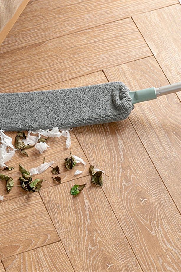 2 Adet Sihirli Mikrofiber Başlıklı Girintili Yüzey Dip Köşe Raf Temizleme Mopu Fırçası - 2