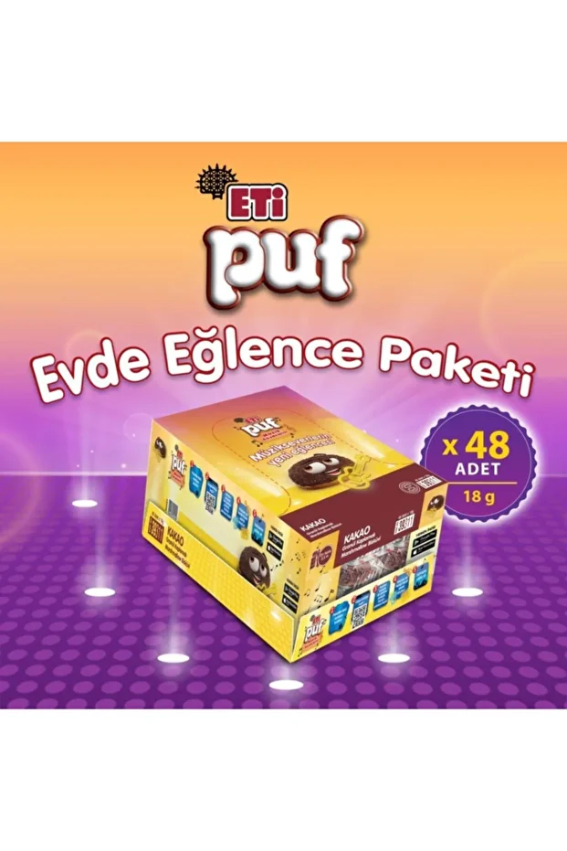 Puf Kakaolu 18gr X 48 Adet - 1