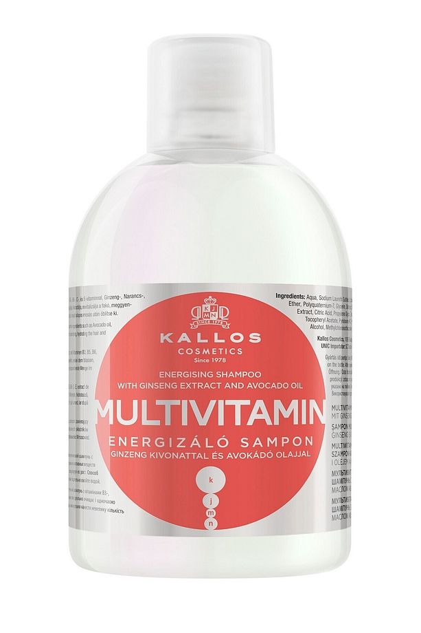 Multivitamin 1000ml Ginseng Özü Ve Avokado Yağı Içeren Multivitaminli Enerji Veren Şampuan - 1