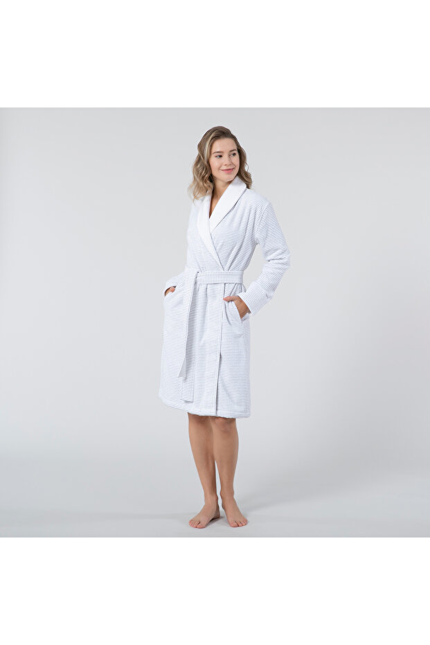 Felipe Kadın Bornoz Beyaz - 2
