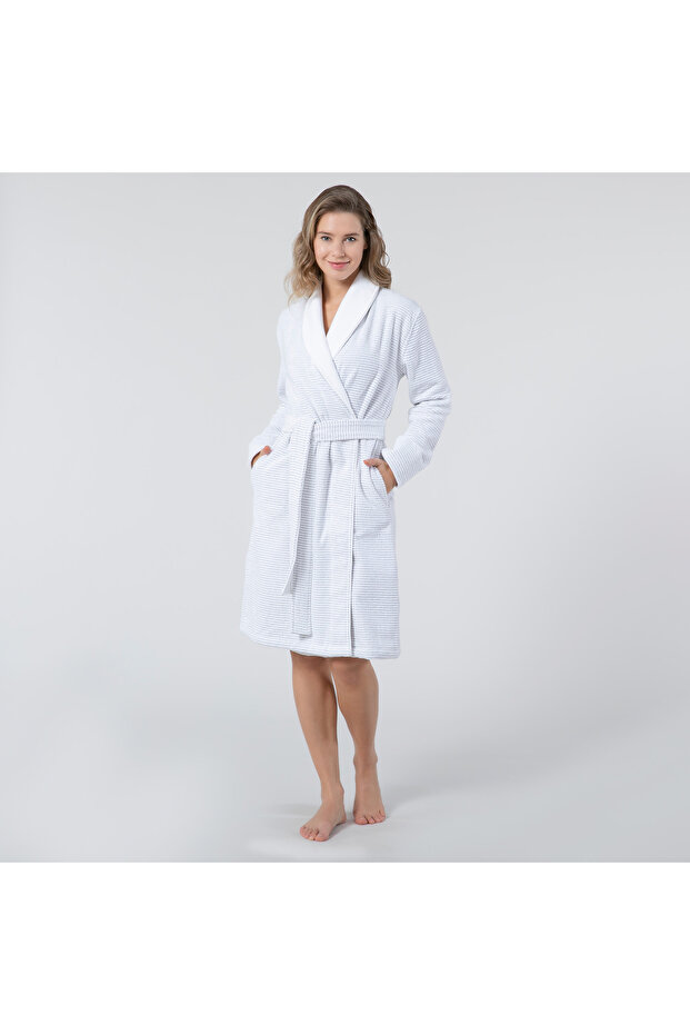 Felipe Kadın Bornoz Beyaz - 1