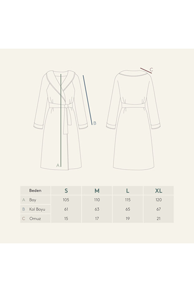 Felipe Kadın Bornoz Beyaz - 4