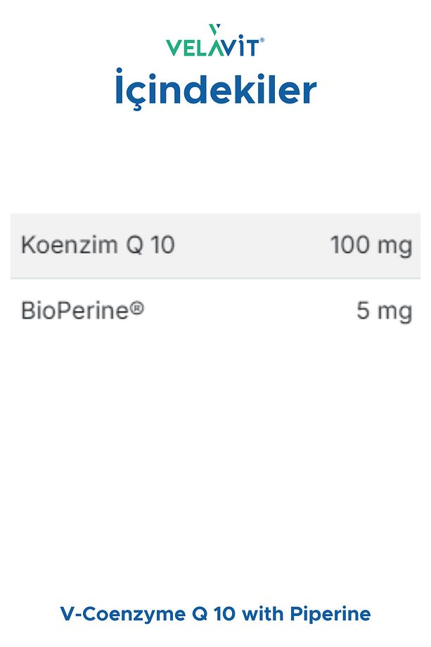 V-Coenzyme Q 10 with Piperine - 2