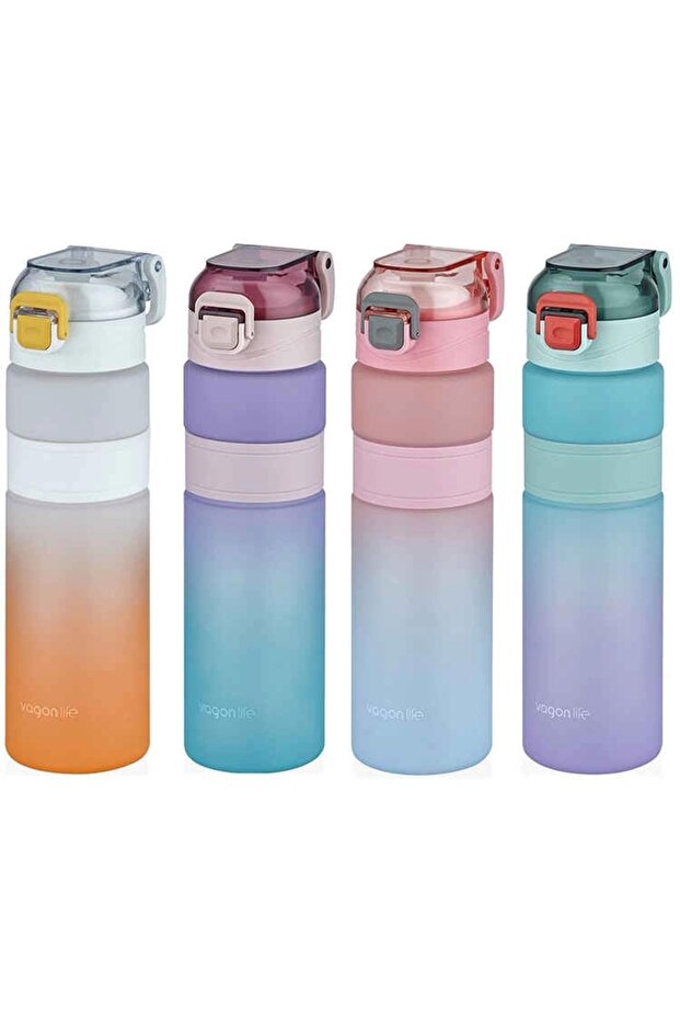 Vagonlife Color Water Bottle with Straw 800 ml Vgn2228