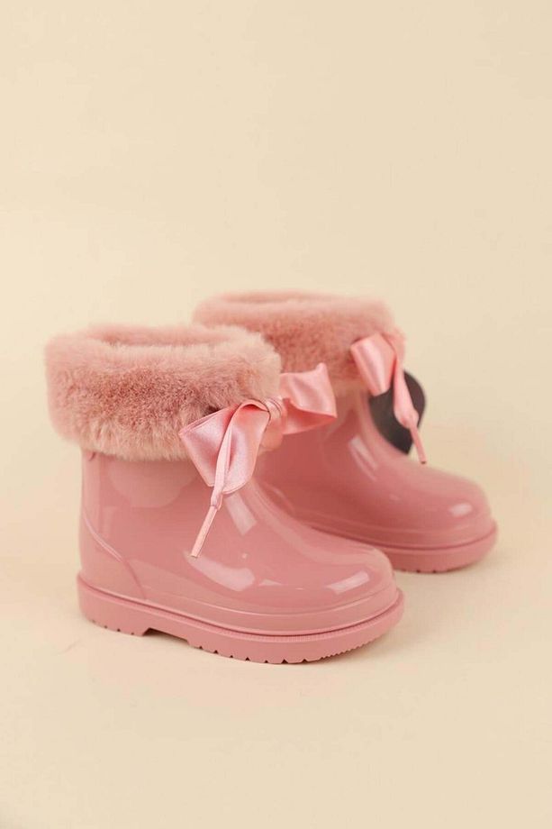 22-28 Numara İgor Kız Çocuk Pembe Renk Bımbı Soft Yağmur Çizmesi - 1