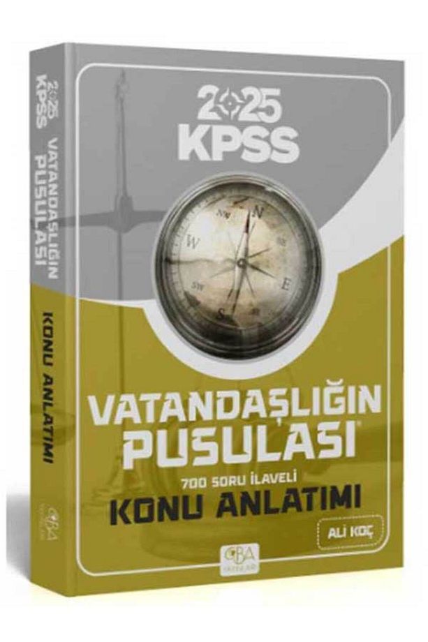 CBA Yayınları 2025 KPSS Vatandaşlığın Pusulası Konu Anlatımı 700 Soru  İlaveli CBA Yayınları - 1