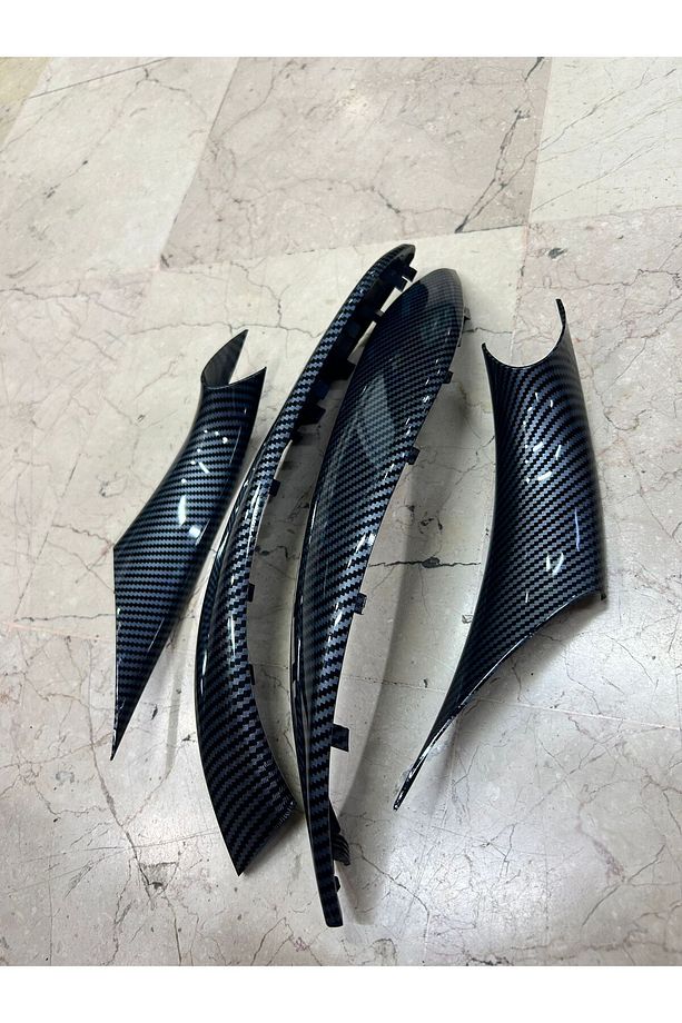 BMW 4 SERİSİ F32 F33 F36 KAPI KOLU KARBON ALT VE ÜST KAPLAMASI - 5