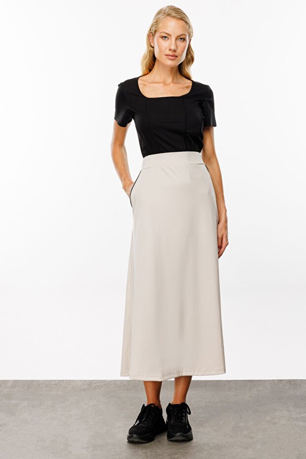 Maxi Boy Penye Etek - 4