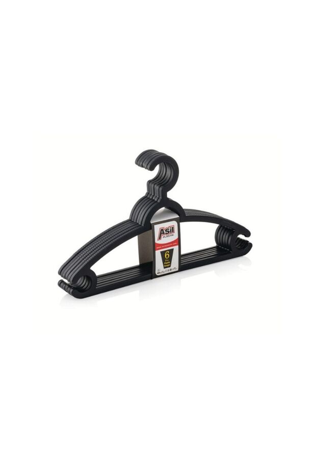 48 Pcs 8X6 Luxury Clothes Hanger Black Color a Quality Plastic Clothing Hanger T-Shirt Shirt Hanger