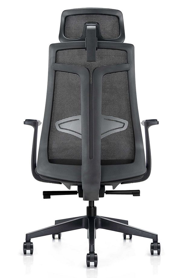 Xd-1008 Fileli Başlıklı Çalışma Koltuğu Siyah - 4