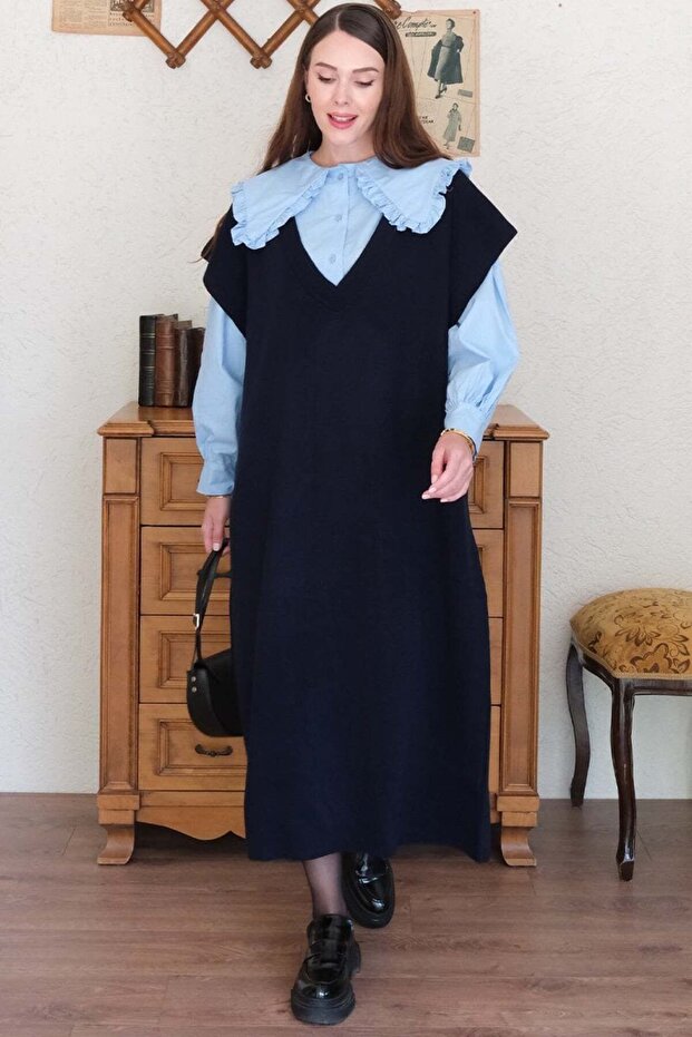 Lacivert  Triko Jile - 4