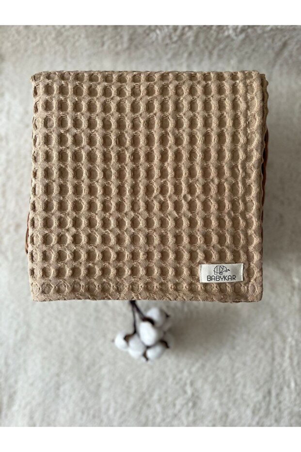 100% Cotton Waffle Baby Blanket