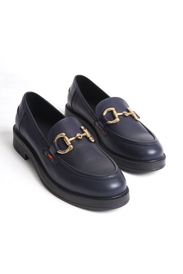 Shoes Genuine Leather Buckle Loafer Shoes
