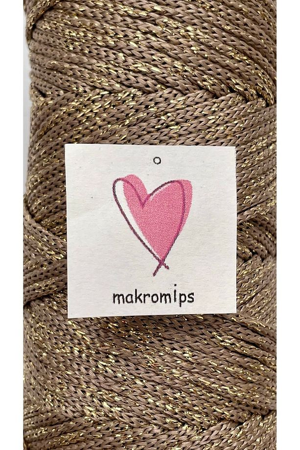 POLYESTER SİMLİ MAKROME İP 100 gr PARLAK PREMIUM 1. KALİTE SUPLA ÇANTA HOBİ  EL ÖRGÜ İPİ İP - 3