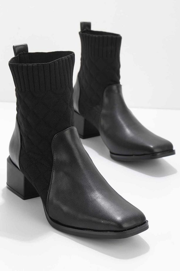 Siyah Kadın Bot & Bootie K02894500909 - 1
