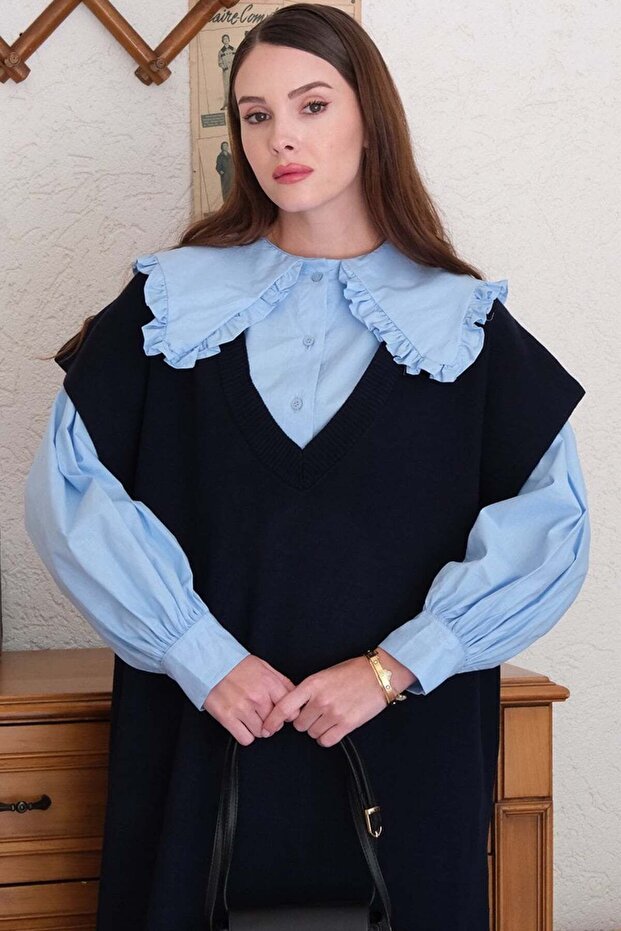 Lacivert  Triko Jile - 6