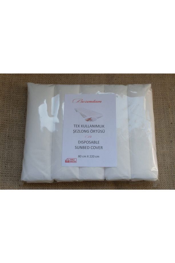 Bezendam Şezlong Örtüsü 10 Adet Lastikli Tek Kullanımlık Sunbed Cover - 3