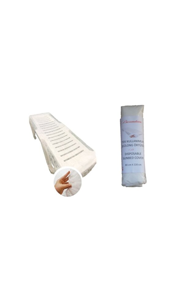 Bezendam 10 Pieces Sunbed Cover Single Packed Elastic Disposable Sunbed Cover