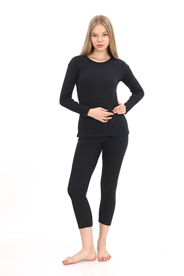 Unisex Thermal Suit, Thermal Winter Thermal Underwear, Warm Cotton Non-Burning, Undershirt Iclik