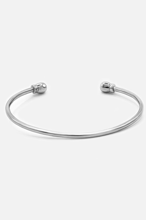 Cuff Gümüş Kelepçe Bileklik