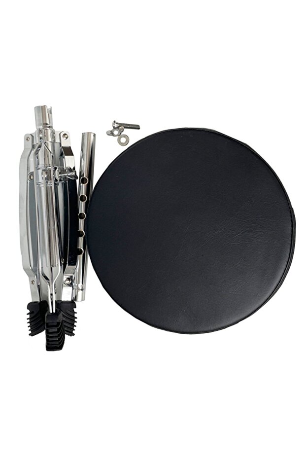 Ps-702-2 Chrome Drum Stool - 2