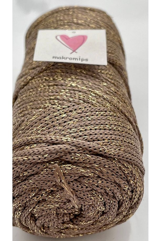 POLYESTER SİMLİ MAKROME İP 100 gr PARLAK PREMIUM 1. KALİTE SUPLA ÇANTA HOBİ  EL ÖRGÜ İPİ İP - 1