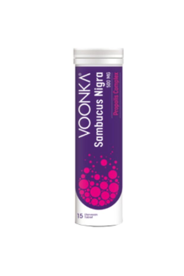 STD Voonka Sambucus Nigra Propolis Complex 15 Efervesan Tablet ( TEKLİDİR ) - 1