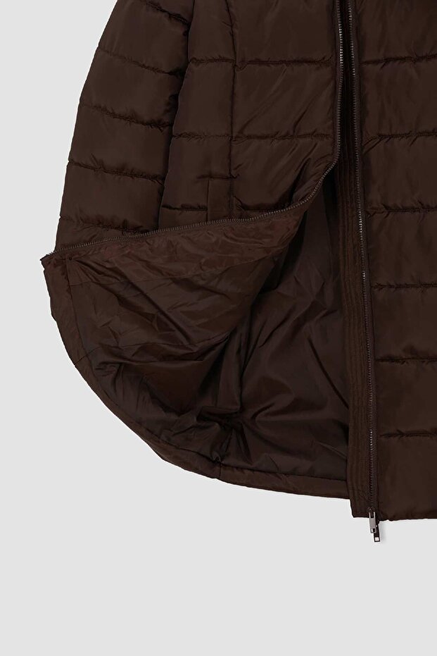 Regular Fit Kapüşonlu Mont X5628AZ22WN - 8