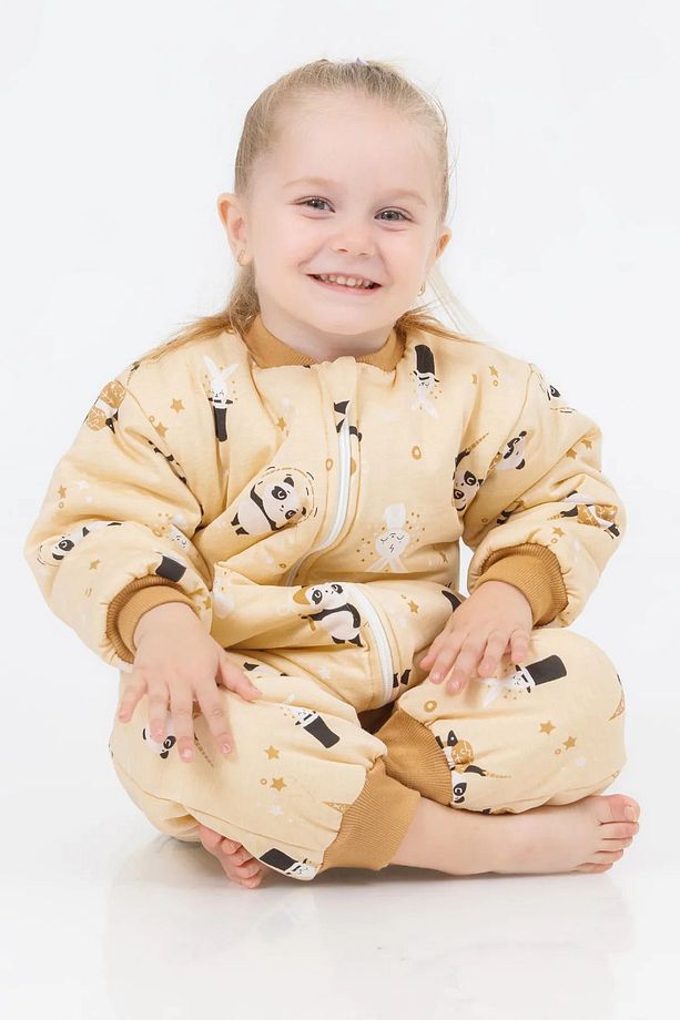 1-5 Yaş Unisex 2.5 Tog Kalın Desenli Uyku Tulumu - 3