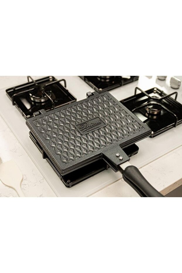 Diamond Toast Grill Maxi Size Fireproof Non-Stick Cooktop Toaster - 3