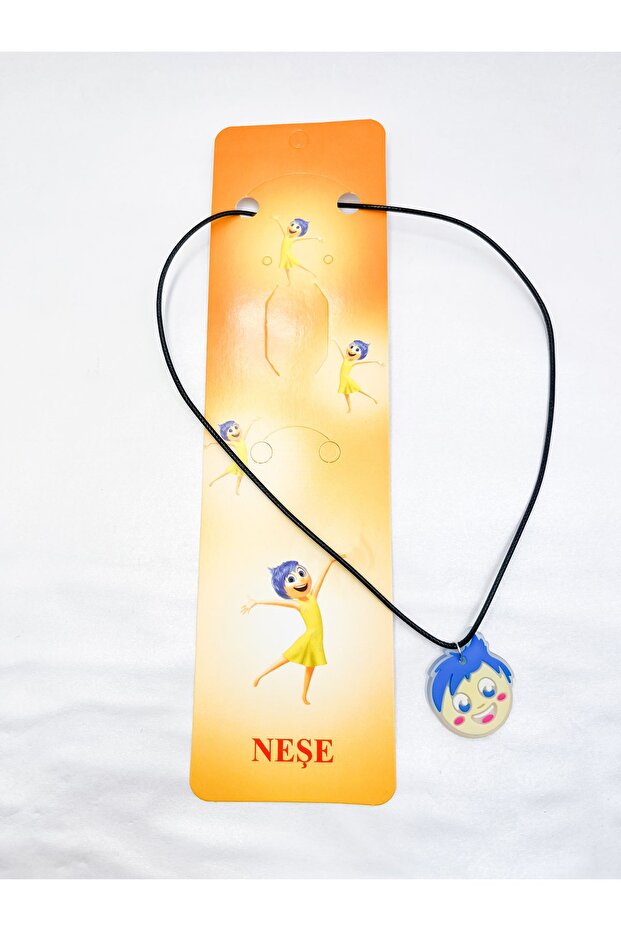 Joy, Anger, Disgust, Anxiety, Sadness Character Children's Necklace Bead Accessory Jewelry (1 Piece)