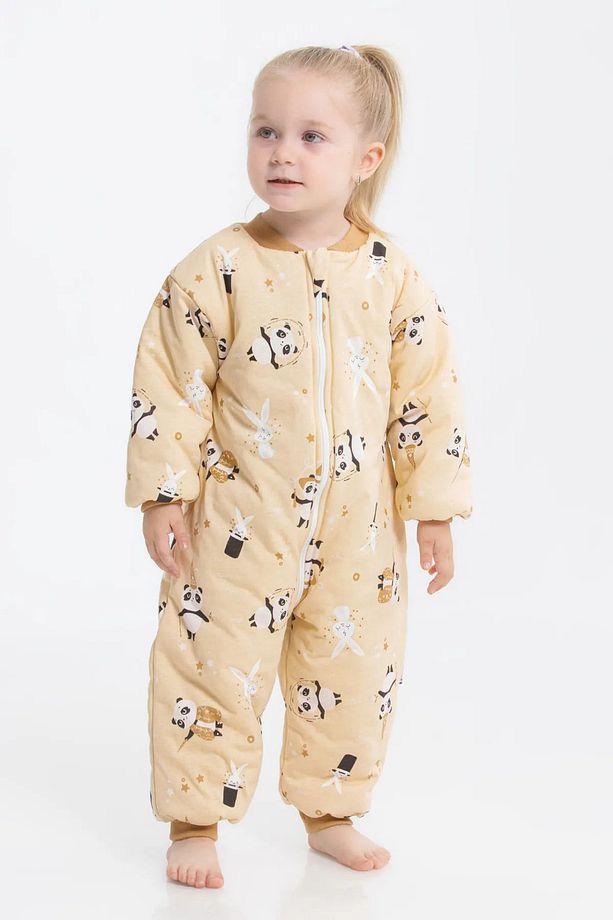 1-5 Yaş Unisex 2.5 Tog Kalın Desenli Uyku Tulumu - 1