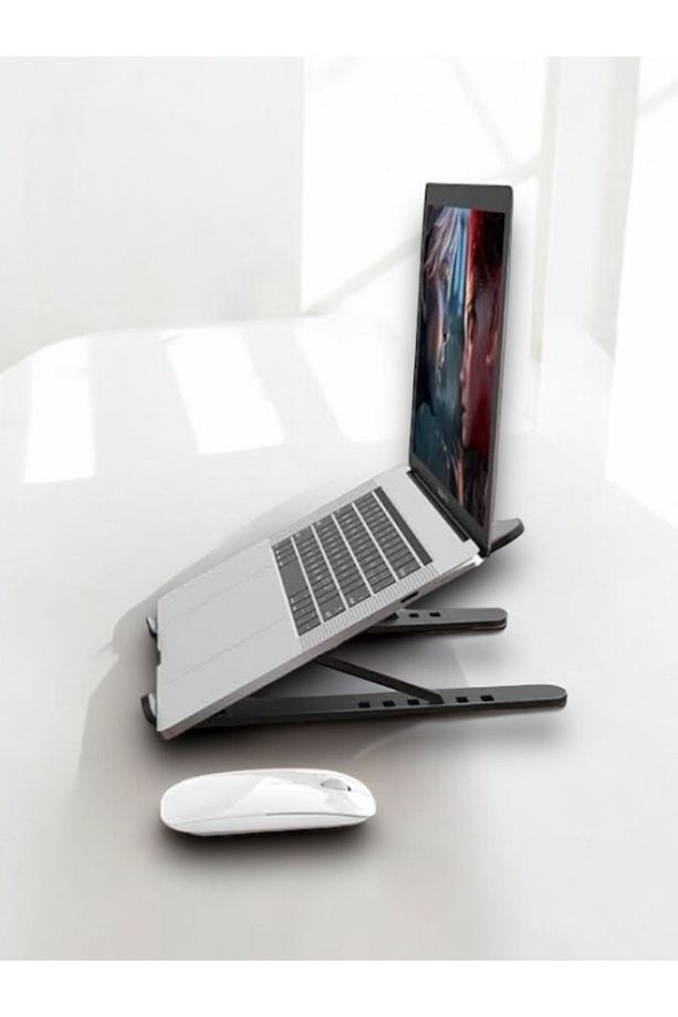 Çalışma Kolaylığı Sağlayan Ayarlanabilir Laptop Standı 7 Kademe - 2