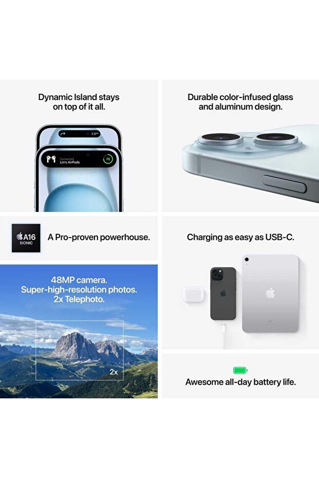 iPhone 15 Plus 128 GB Blue (UAE Version) - 8