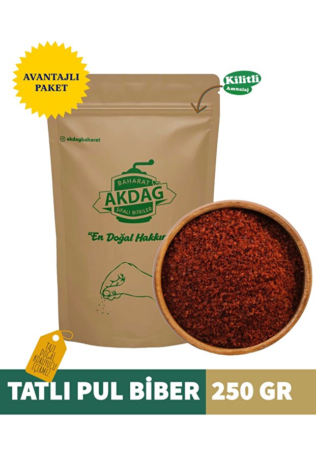 TATLI PUL BİBER 250 GR
