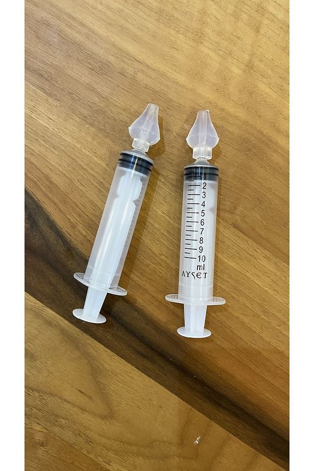 Burun Temizleme Kiti (4 Adet )bebek Burun Yıkama Enjektörü Nazal Yıkama 4 Enjentör Ve 4 Silikon Uç - 4
