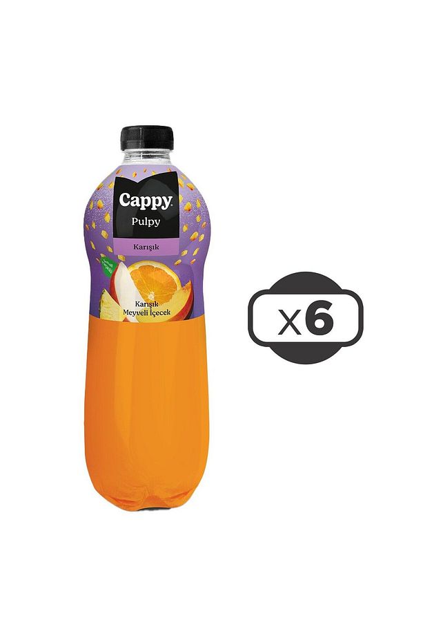 Pulpy Karışık Meyveli İçecek 1 Lt x 6 Adet - 1