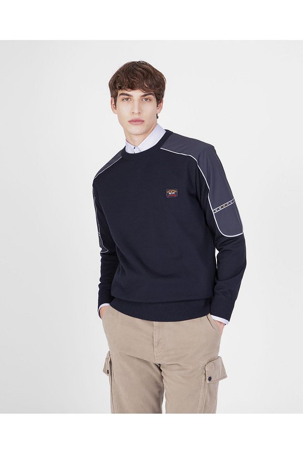 Men's Knıtted Roundneck C.w. Wool - 1