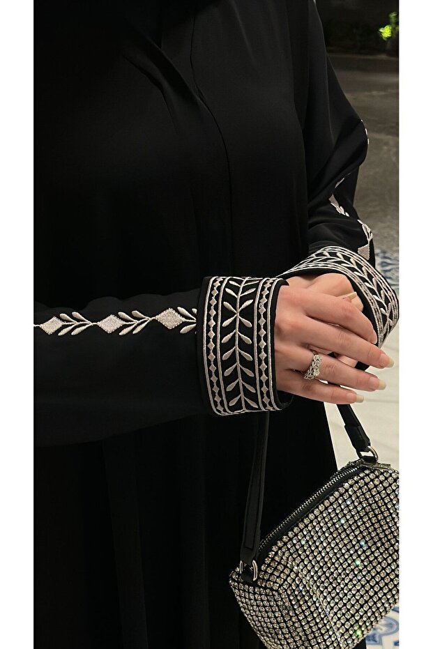 Palmiye Abaya- Siyah