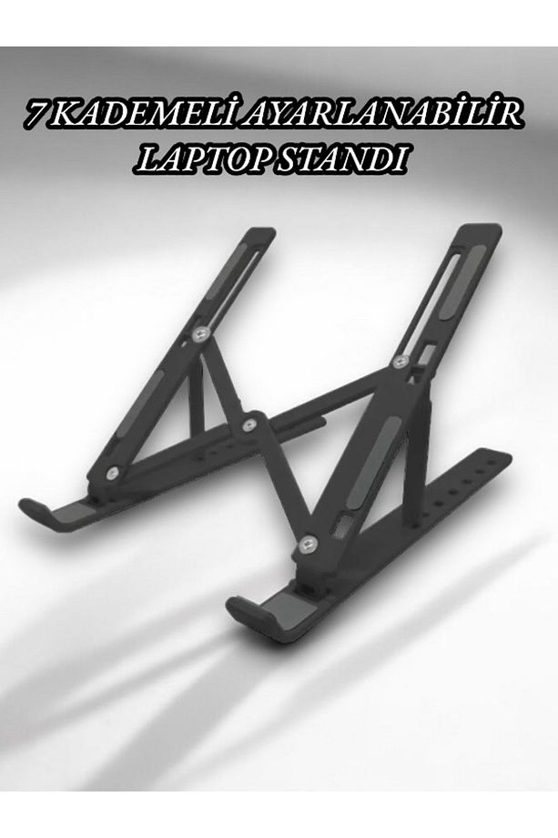 Çalışma Kolaylığı Sağlayan Ayarlanabilir Laptop Standı 7 Kademe - 1