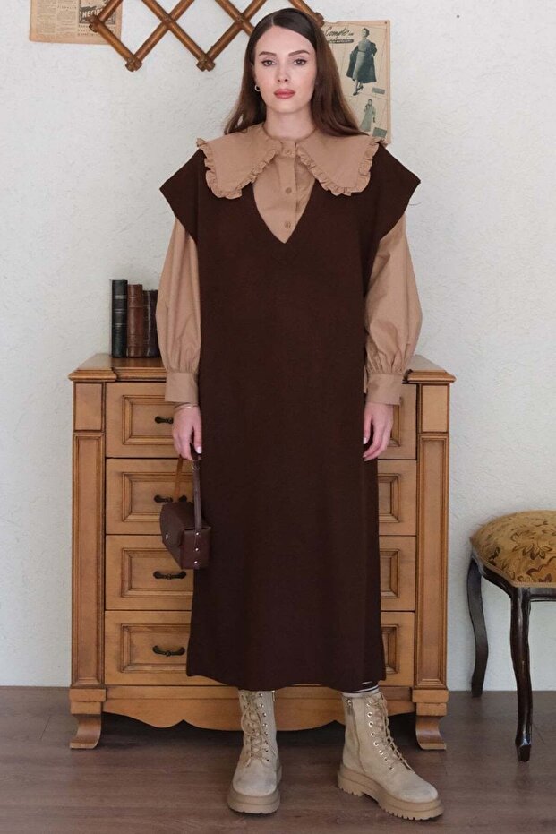 Acı Kahve Triko Jile - 1